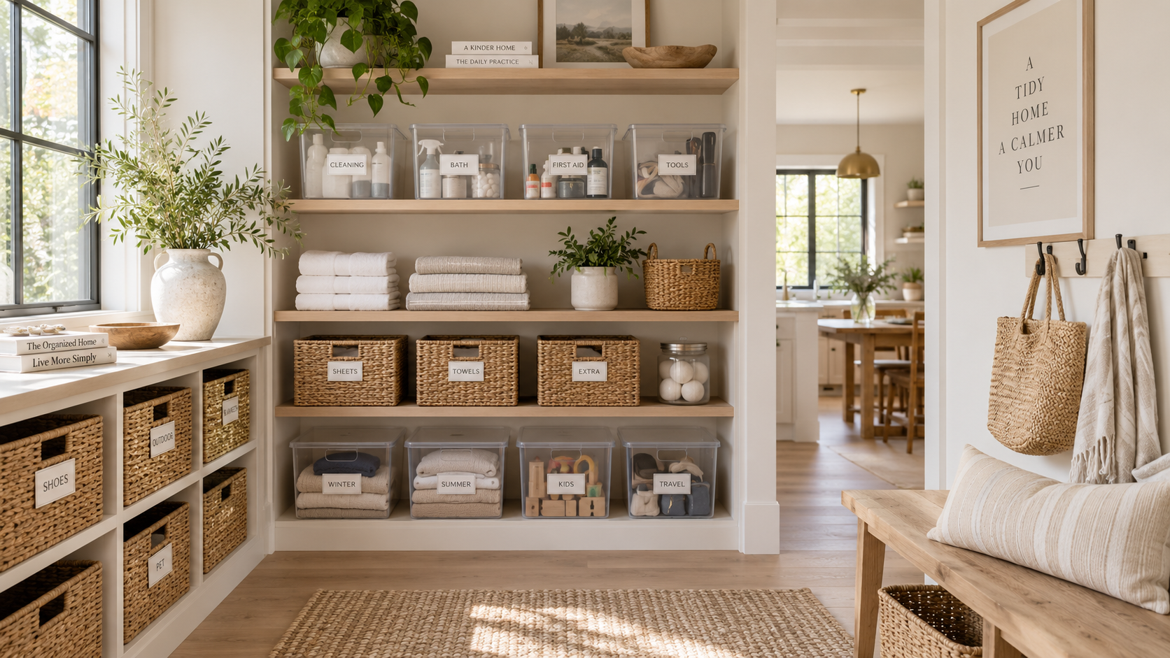 How to Organize Your Home So It Actually Stays Organized