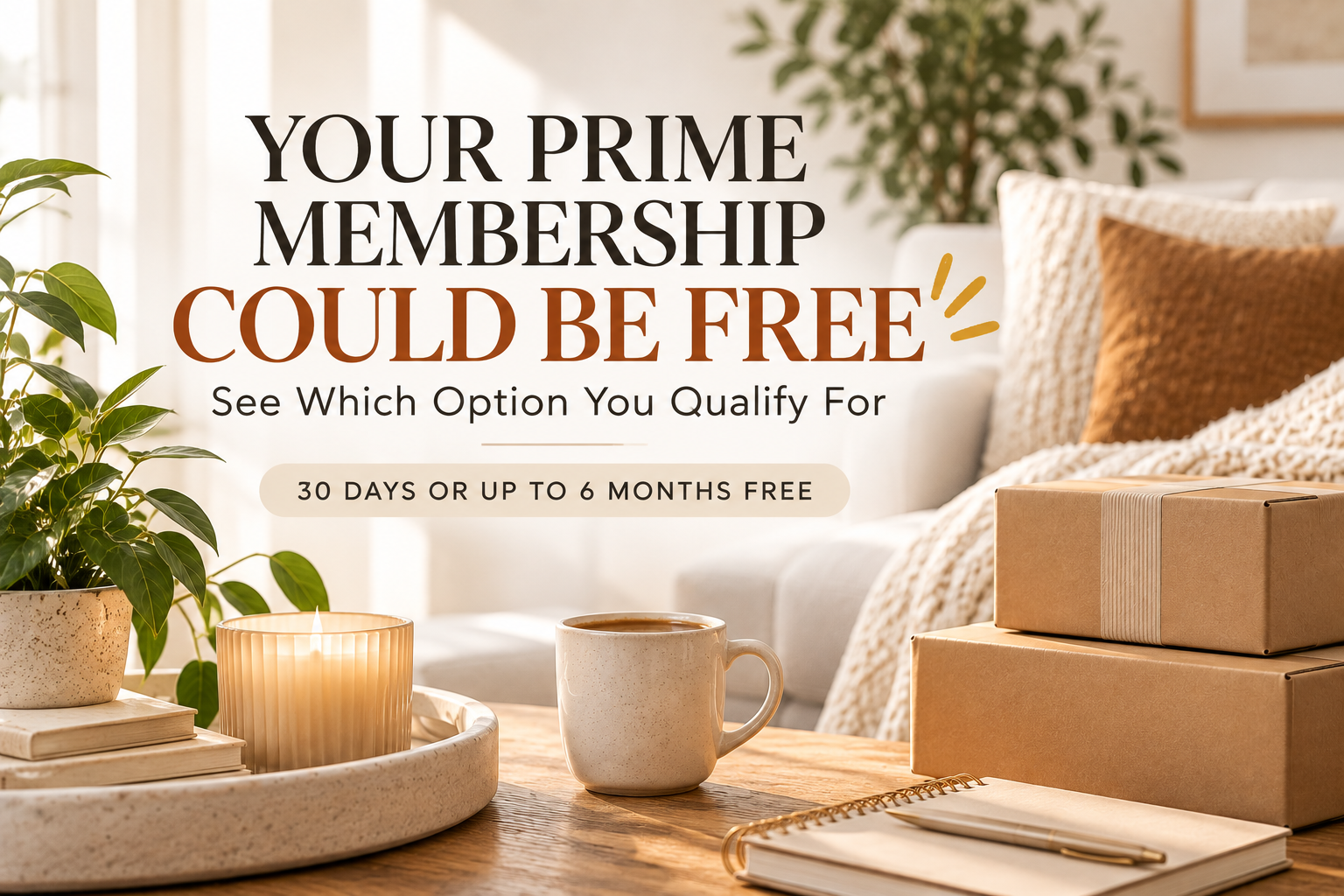 Get Amazon Prime FREE for Prime Big Deal Days 🎉